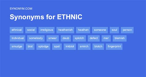another word for ethnicity.